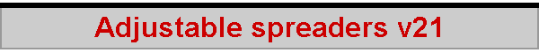 Adjustable spreaders v21