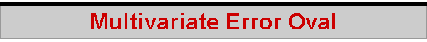 Multivariate Error Oval