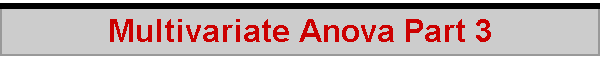 Multivariate Anova Part 3