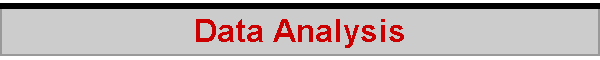 Data Analysis